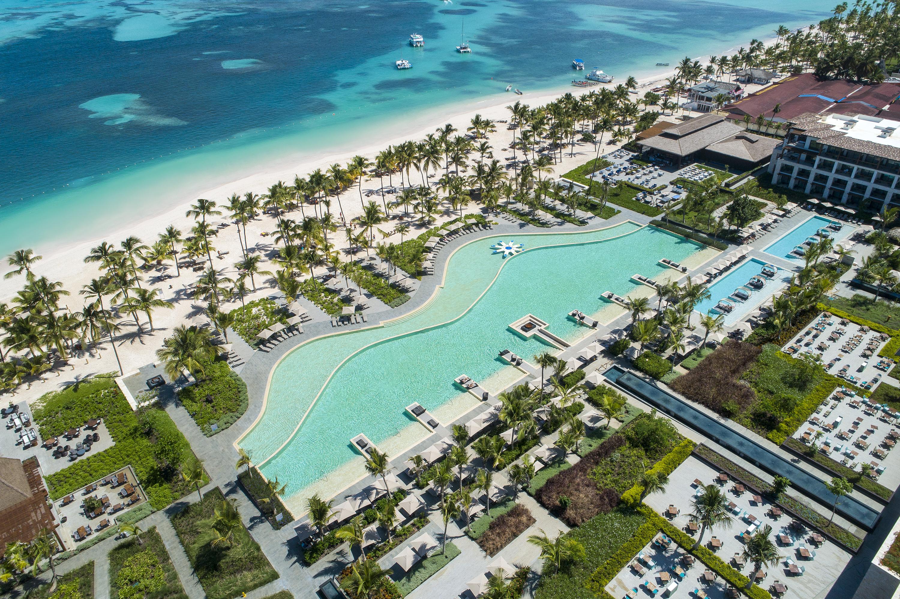 Lopesan Costa Bavaro Resort, Spa & Casino Punta Cana Bagian luar foto Aerial view of the resort
