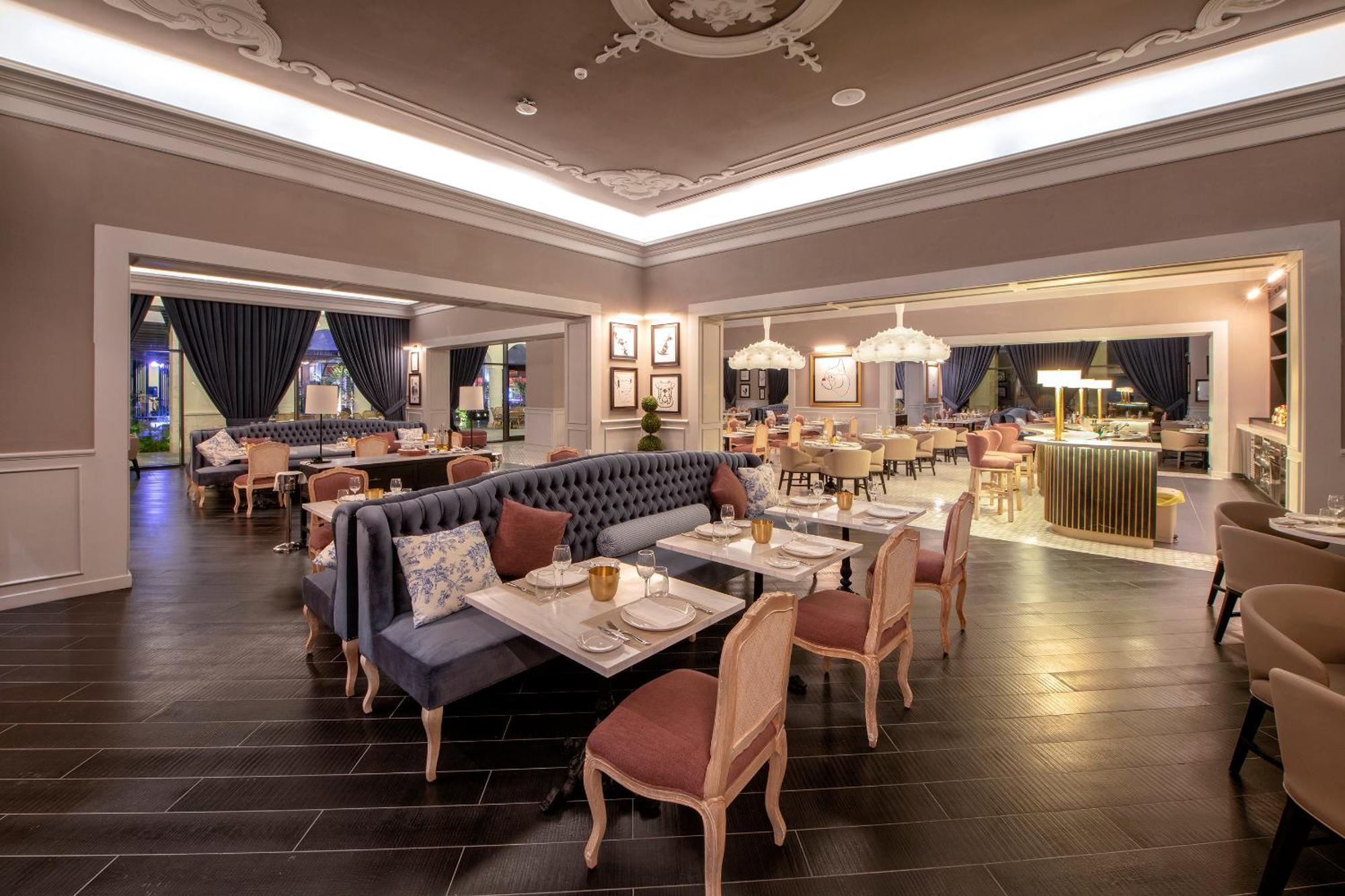 Lopesan Costa Bavaro Resort, Spa & Casino Punta Cana Bagian luar foto The interior of the restaurant